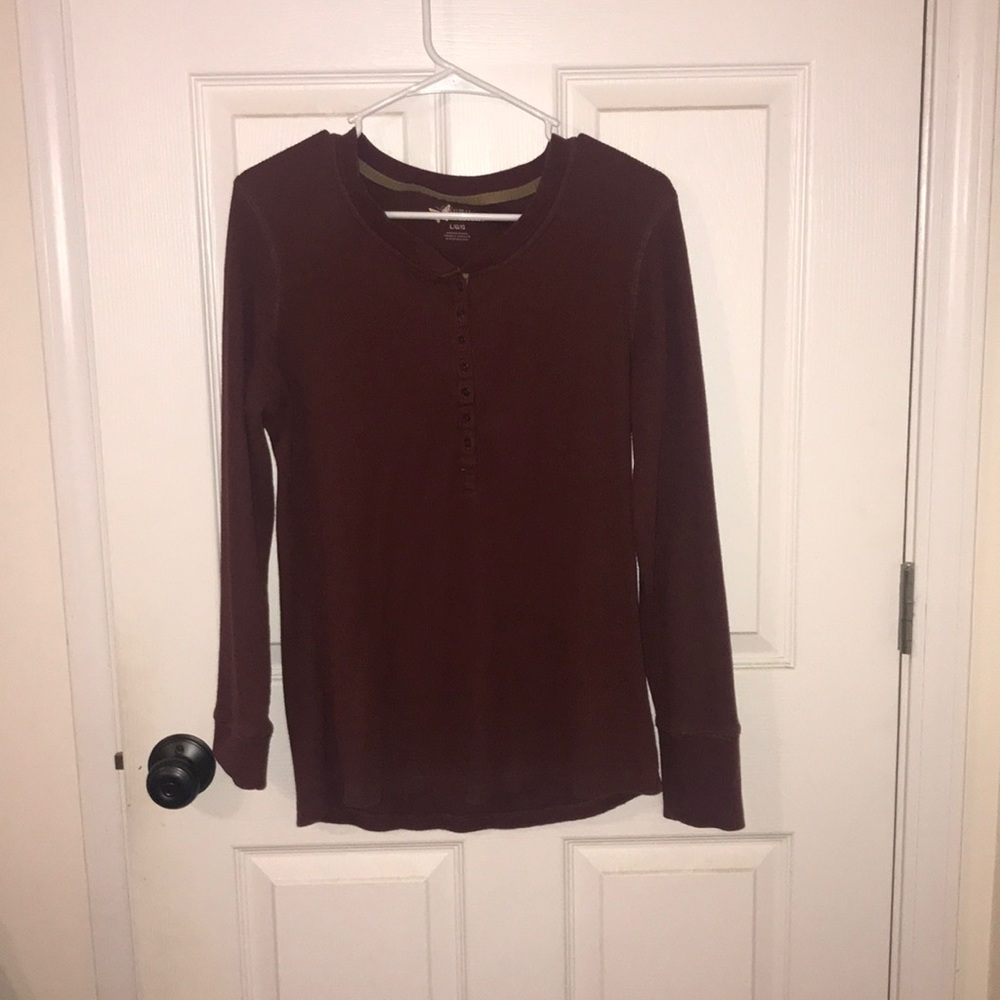 Warm knit shirt